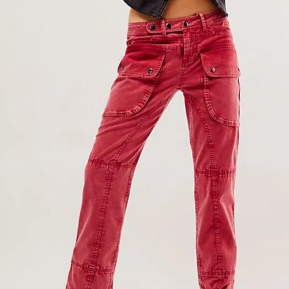 Free People, We The Free - Hot In It Moto Pants Size 10 - Picture 1 of 6